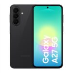 Samsung Galaxy A27 5G Smartphone with AI Functions, Mobile Phone, Black, 128 GB | Circle to Search, Object Eraser, Voice Transcription, Triple Camera System, IP64, 5000mAh Battery, 6 Operating System Updates