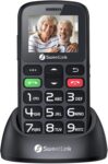 SweetLink S2 Plus Senior Mobile Phone Large Buttons SOS 2G Dual SIM | Pensioner mobile phone with charging station, 1.77 inch colour display, 1400 mAh battery, high volume, speed dial, torch