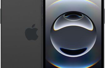 Apple iPhone 16e 128 GB: Entwickelt für Apple Intelligence, A18 Chip, Gigantische Batterielaufzeit, 48 MP Fusion Kamera, 6,1” Super Retina XDR Display, Schwarz